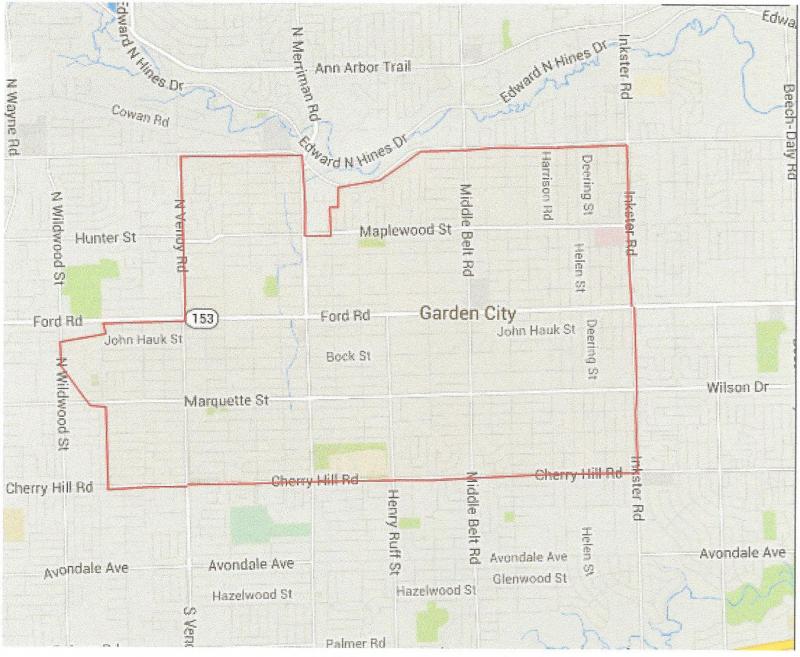 Garden City city boundaries